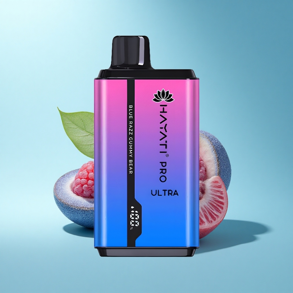 Hayati Pro Ultra 15000 Puffs 24ml 2% Blue Razz Gummy Bear