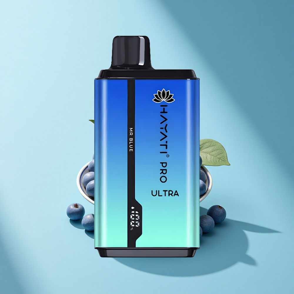 Hayati Pro Ultra 15000 Puffs 24ml 2% Mr Blue Disposable Vape