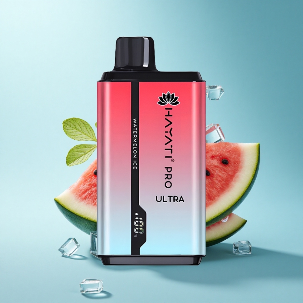 Hayati Pro Ultra 15000 Puffs 2×12ml Watermelon Ice Disposable Vape