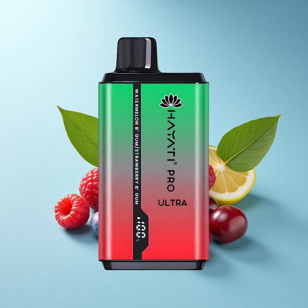 Hayati Pro Ultra 15000 Puffs Blueberry Raspberry Cherry Lemon 12ml 2%