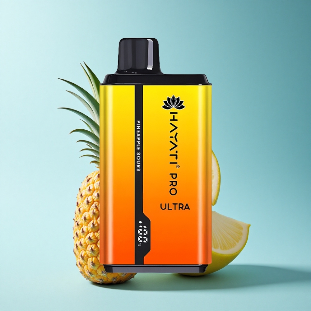 Hayati Pro Ultra 15000 Puffs Pineapple Sours 2×12ml 2% Nicotine Disposable Vape