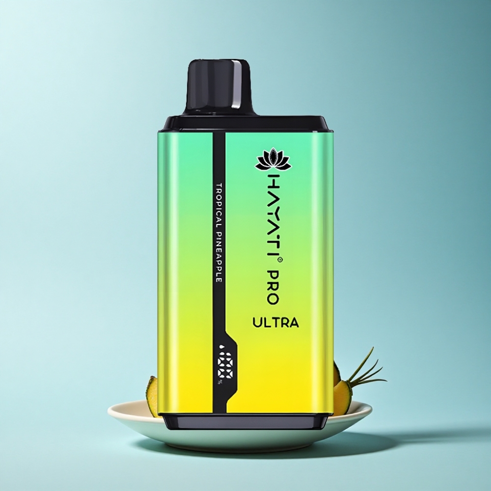 Hayati Pro Ultra 15000 Puffs Tropical Pineapple Disposable Vape 850mAh 24ml