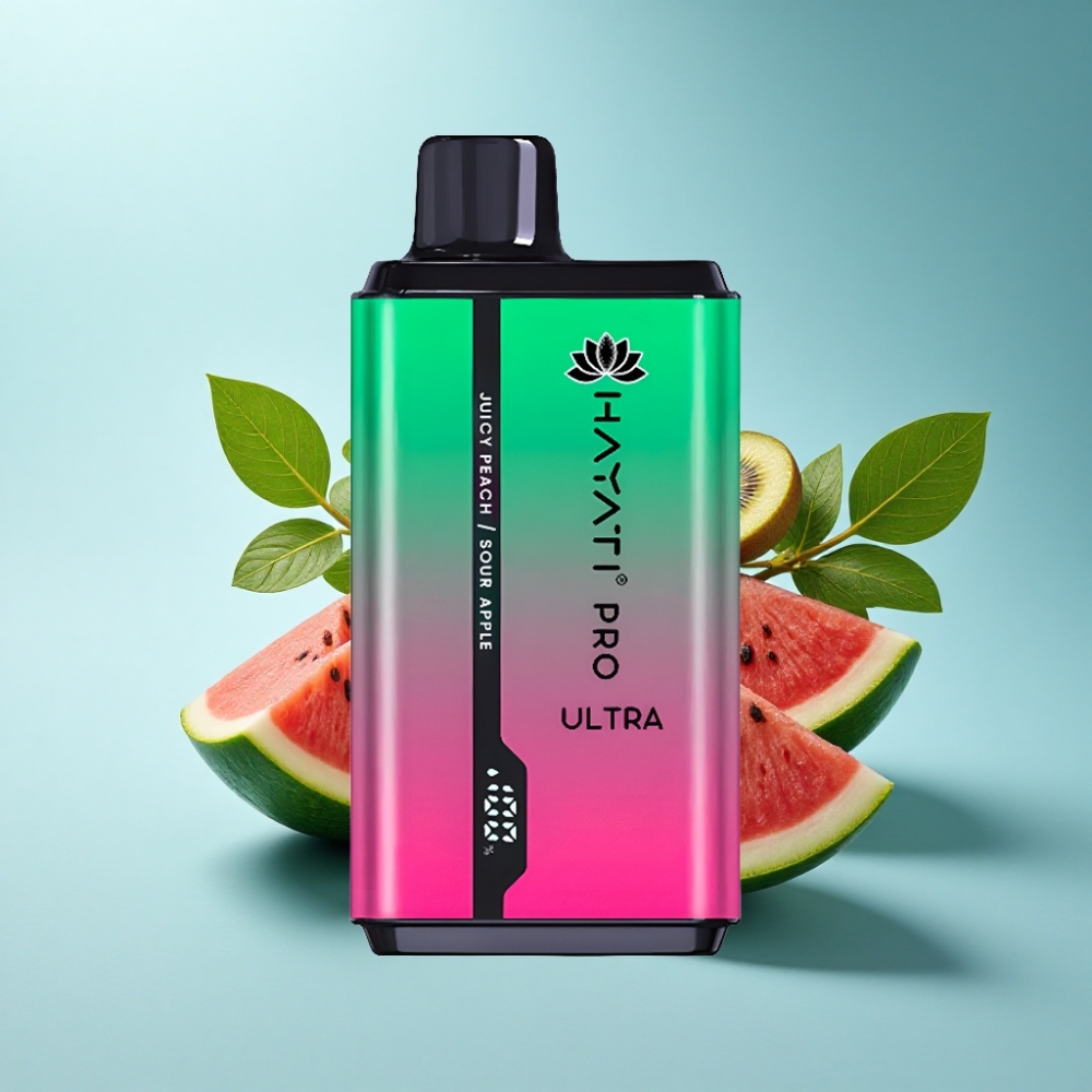 Hayati Pro Ultra 15000 Puffs Watermelon Kiwi Passionfruit 2×12ml 2% Nicotine