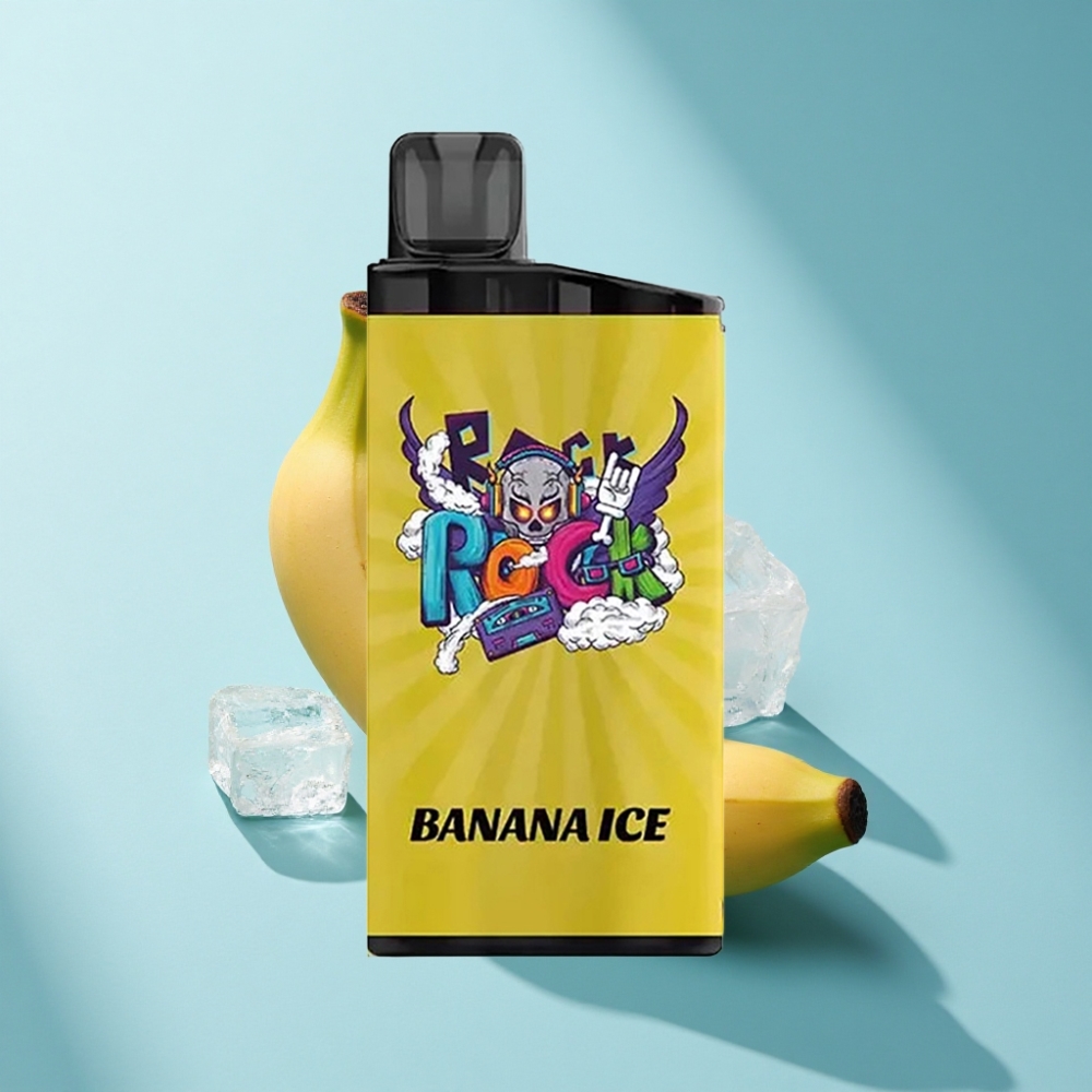 IGET Bar 3500 Puffs Banana Ice Disposable Vape with 1400mAh Battery & Mesh Coil