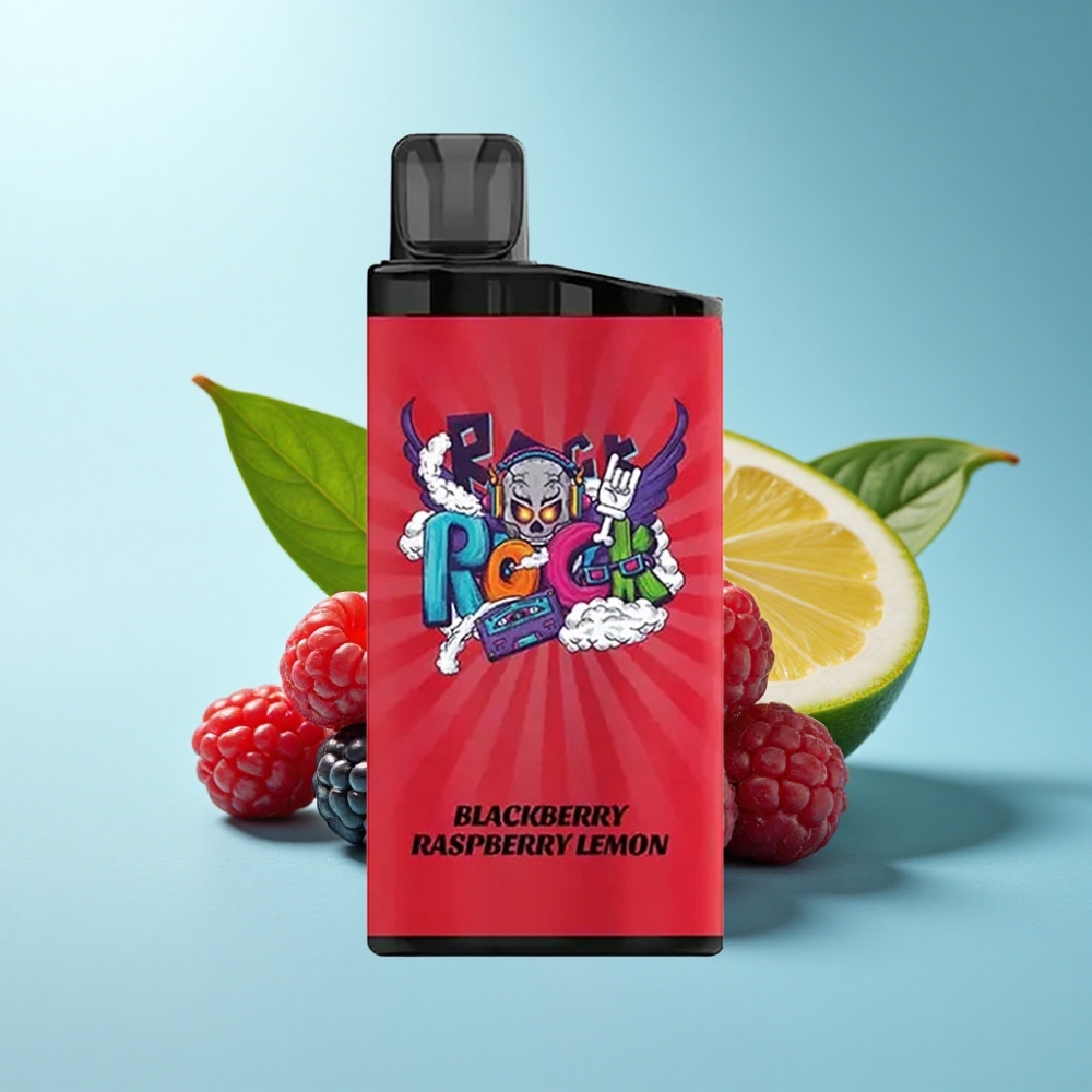 IGET Bar 3500 Puffs Blackberry Raspberry Lemon Disposable Vape with 1400mAh Battery