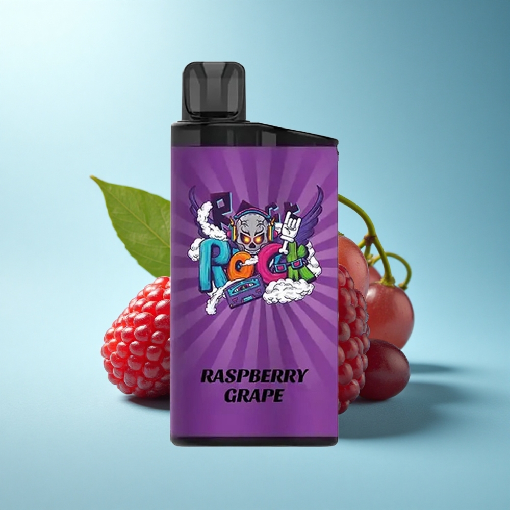 IGET Bar 3500 Puffs Raspberry Grape Mesh Coil Disposable Vape
