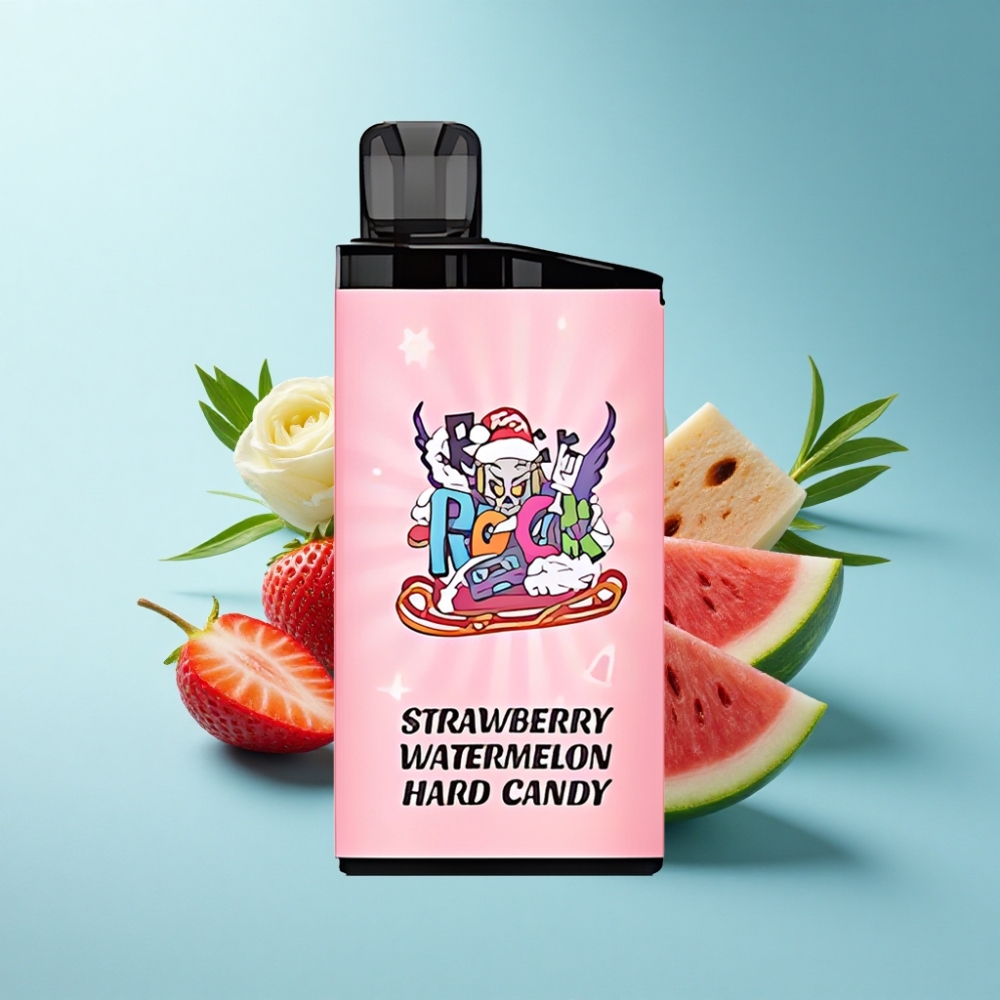 IGET Bar 3500 Puffs Strawberry Watermelon Hard Candy Disposable Vape with Mesh Coil