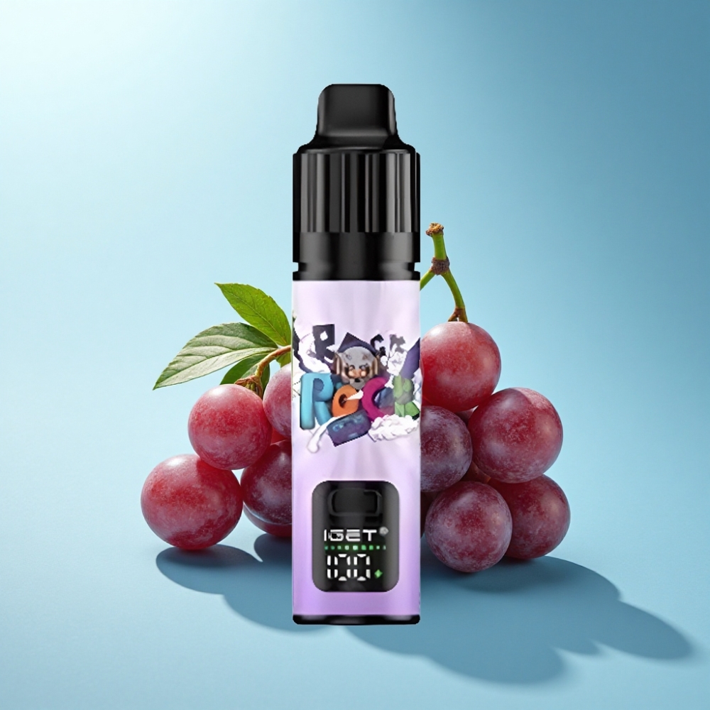IGET BAR PLUS S3 POD 10000 Puffs 18mL 5% Grape Ice Disposable Vape