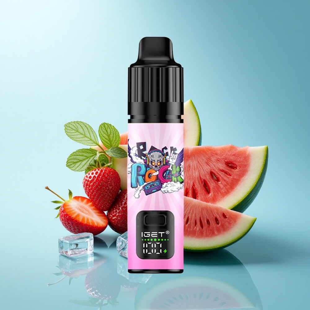 IGET BAR PLUS S3 POD 10000 Puffs 18ml 5% Strawberry Watermelon Ice Disposable Vape