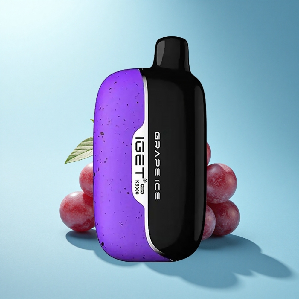 IGET Moon K5000 Grape Ice Disposable Vape 5000 Puffs Mesh Coil