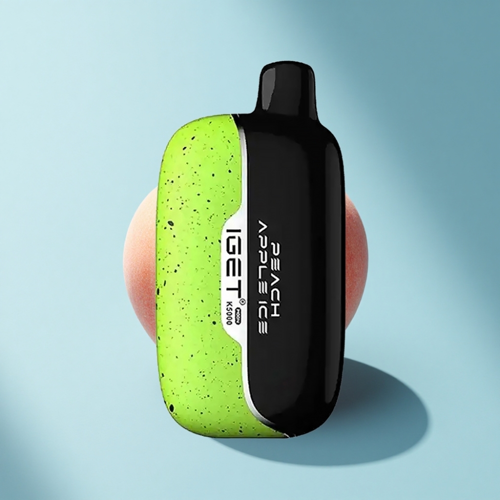 IGET Moon K5000 Peach Apple Disposable Vape with Mesh Coil 5000 Puffs