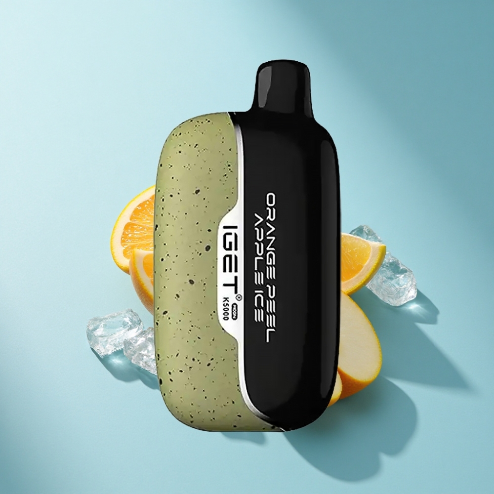 IGET Moon K5000 Puffs Disposable Vape Orange Peel Apple Ice 5000 Puffs PC Mesh Coil