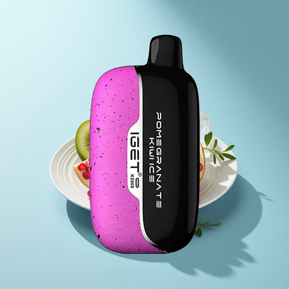 IGET Moon K5000 Puffs Disposable Vape – Pomegranate Kiwi Ice, 81.5g, Mesh Coil