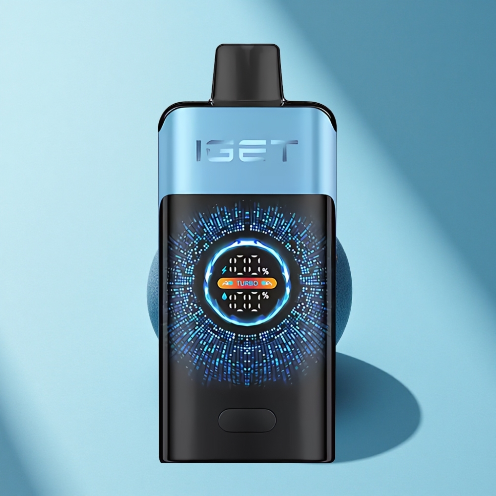 IGET ONE 12000 Puffs Disposable Vape Blue Monster - Dual Mesh Coil, Large Curved Screen, 2700mAh