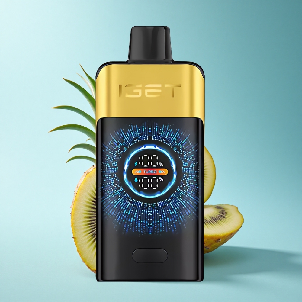 IGET ONE 12000 Puffs Disposable Vape with 2700mAh Battery & Kiwi Pineapple Flavor