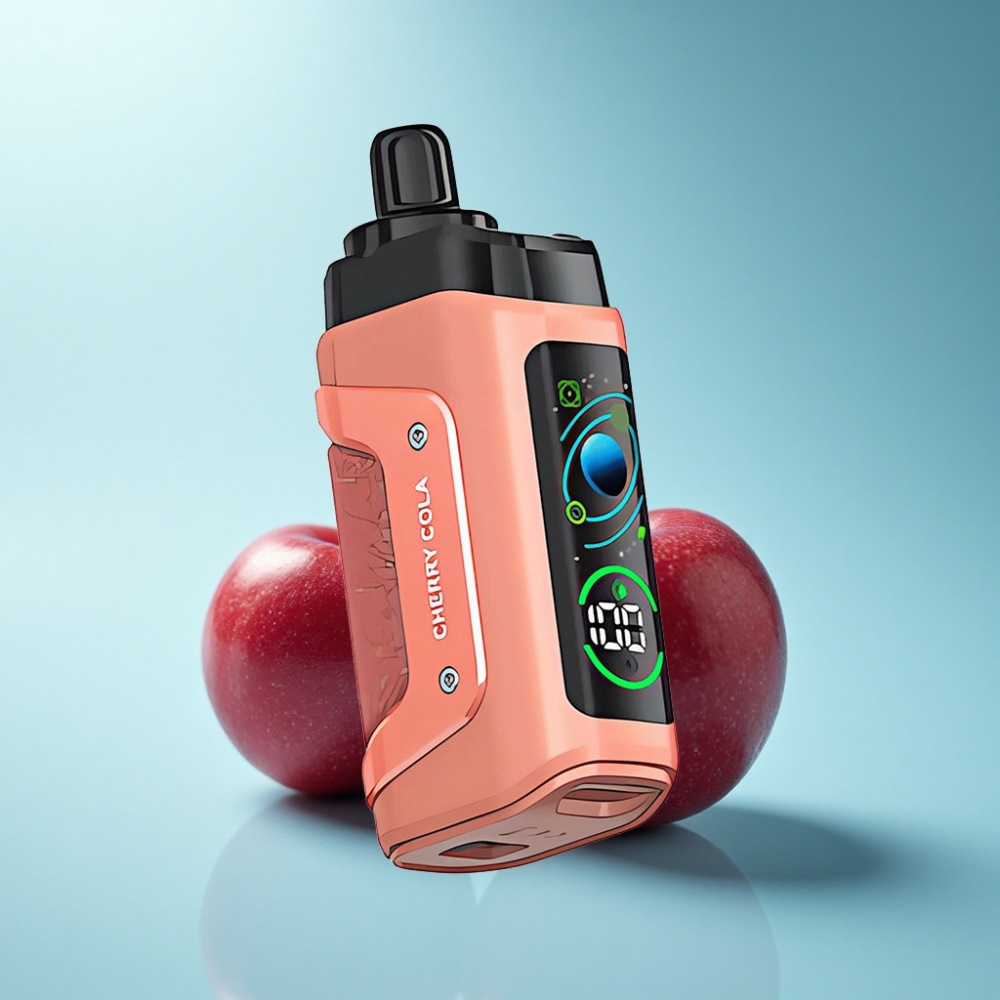 Razz Bar 45000 Puffs 1.0 Ohm Mesh Adjustable Airflow Cherry Cola Disposable Vape