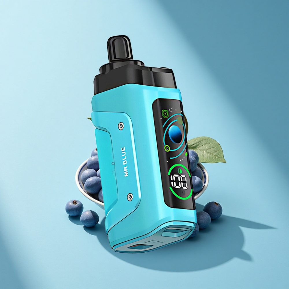 Razz Bar 45000 Puffs Adjustable Airflow Mr Blue Disposable Vape