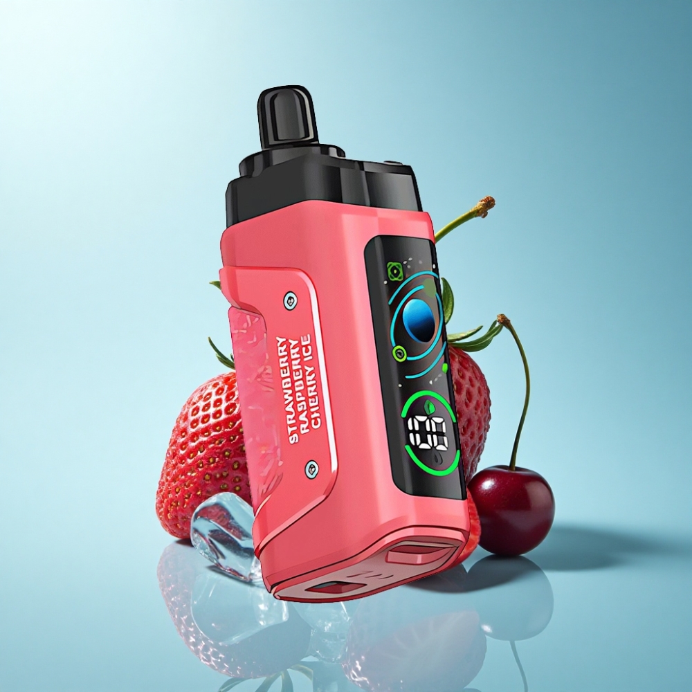 Razz Bar 45000 Puffs Strawberry Cherry Ice Mesh Coil Rechargeable Vape