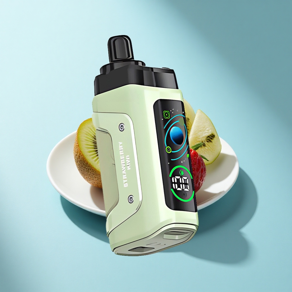 Razz Bar 45000 Puffs Strawberry Kiwi Disposable Vape with Adjustable Airflow & Mesh Coil