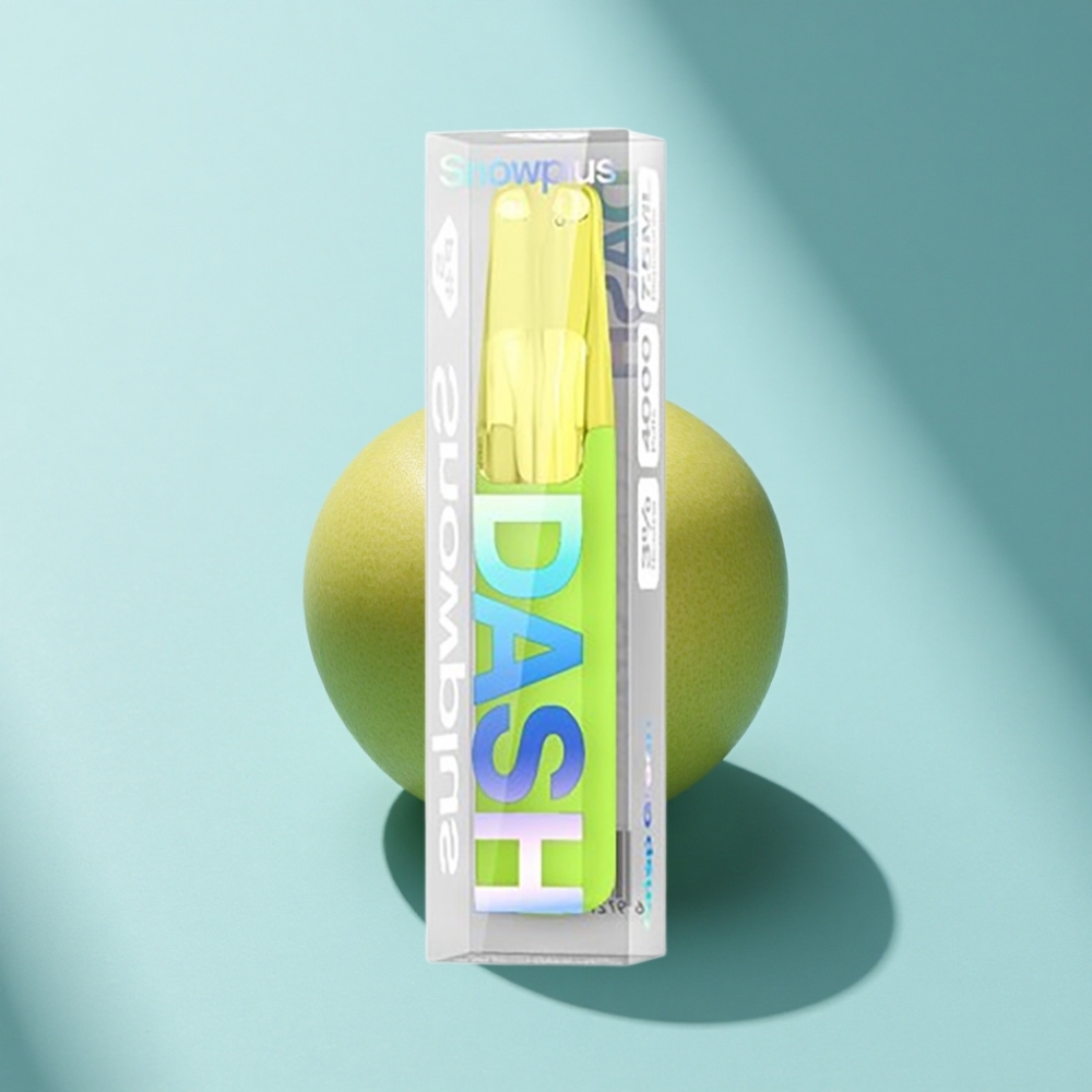 Snowplus Dash 4000 Puffs Ceramic Disposable Device Crisp Green