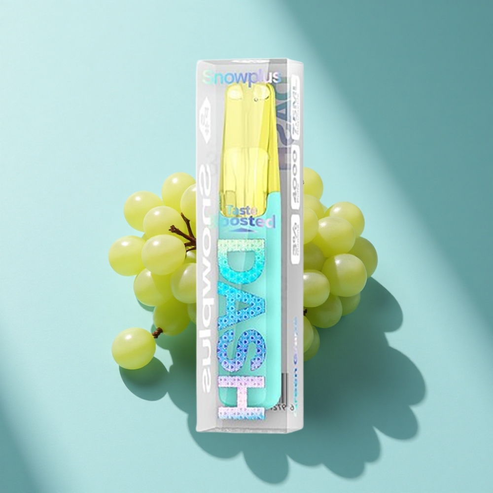 Snowplus Dash 4000 Puffs Ceramic Disposable Device Green Grape