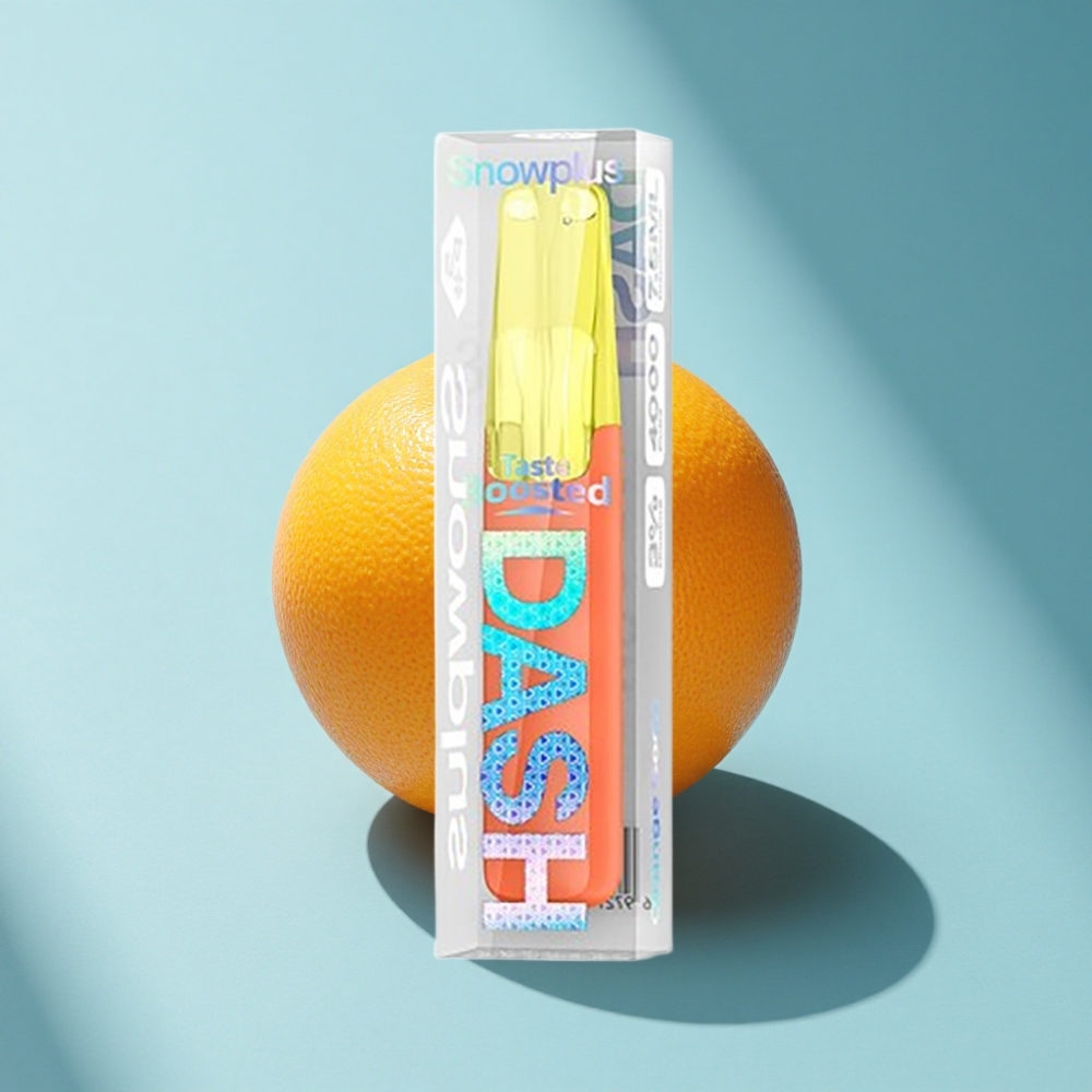 Snowplus Dash 4000 Puffs Ceramic Disposable Device Orange Soda 7.5ml
