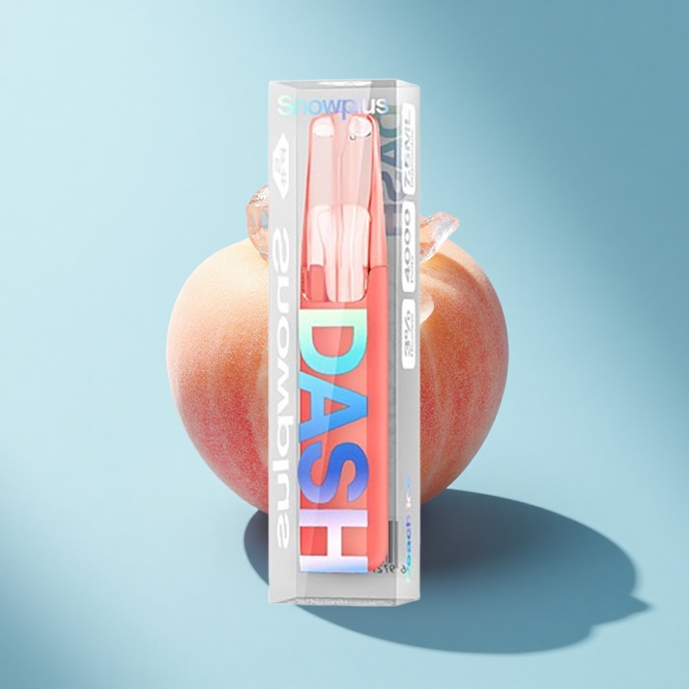 Snowplus Dash 4000 Puffs Ceramic Disposable Peach Ice