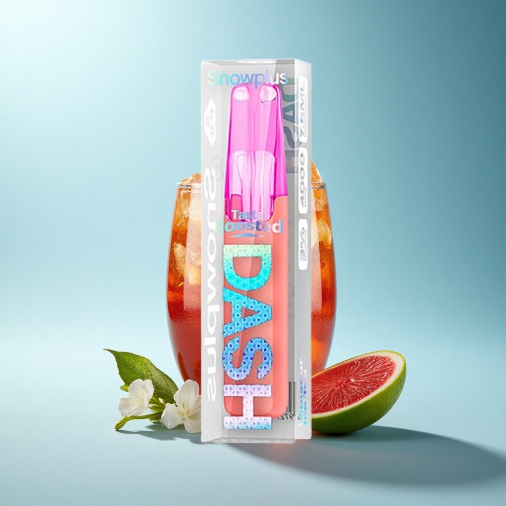 Snowplus Dash 4000 Puffs Disposable Device – Hibiscus Ice Tea, 7.5ml, Ceramic Coil