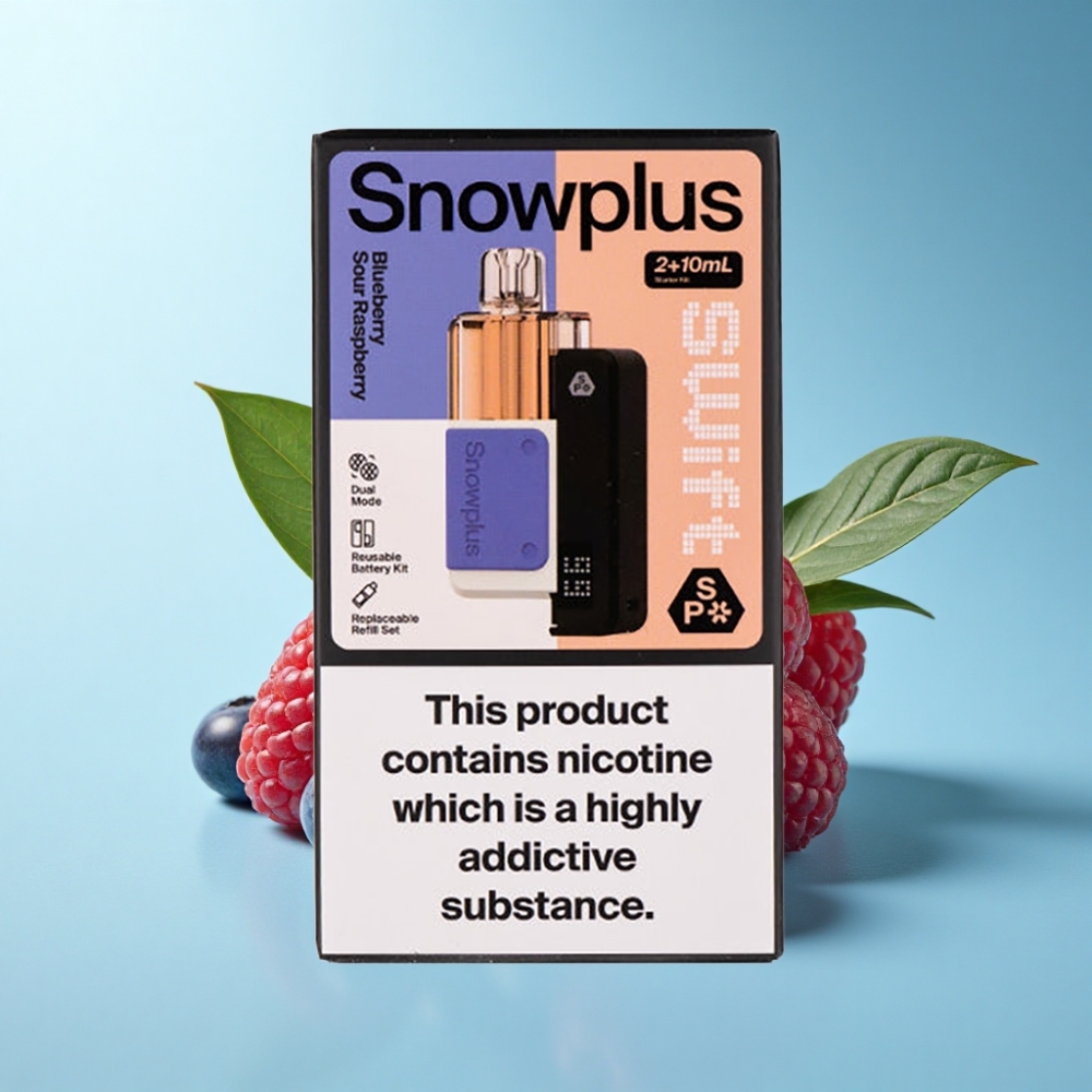 Snowplus Swift 5000 Puffs Dual Mesh Pod Kit Blueberry Sour Raspberry