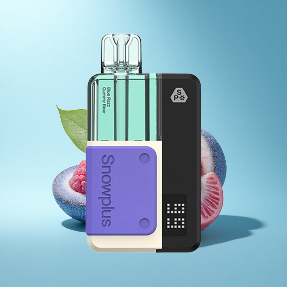 Snowplus Swift 5000 Puffs Dual Mesh Prefilled Pod Kit Blue Razz Gummy Bear