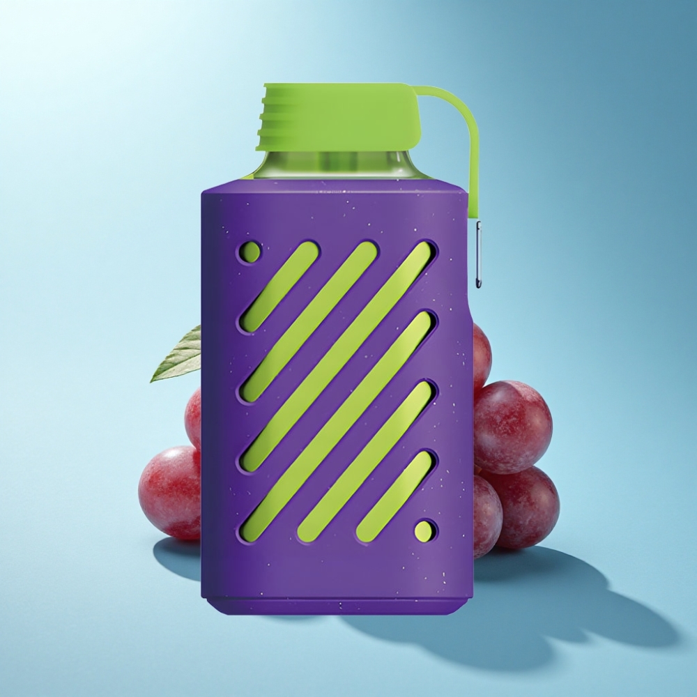 VOZOL GEAR 10000 Puffs Disposable Vape Grape Ice with VAMT Mesh Coil & 20ml E-liquid