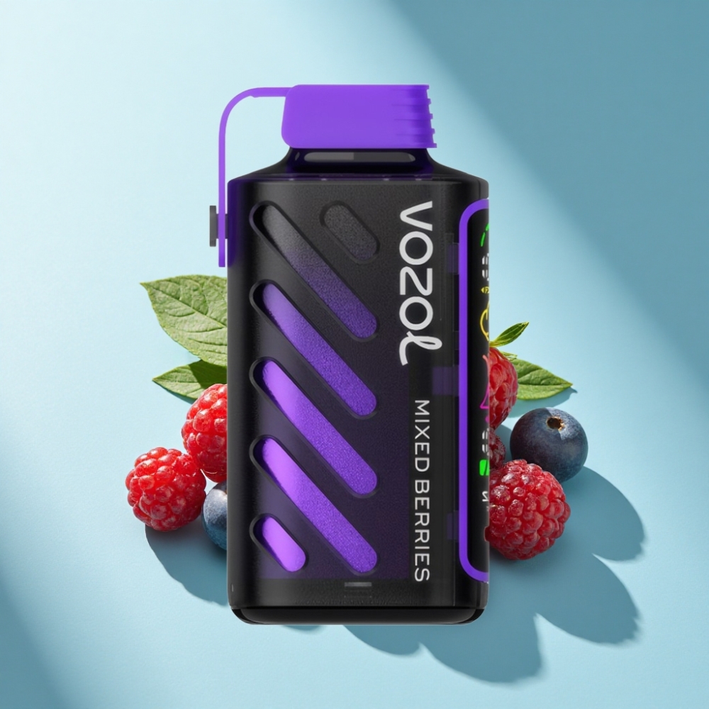 VOZOL Gear Power 20000 Puffs Mixed Berries Dual Mesh Coil 20mL Disposable Vape