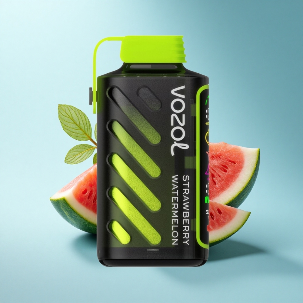 VOZOL Gear Power 20000 Puffs Strawberry Watermelon Disposable Vape with Dual Mesh Coil & 20mL Pre-Filled