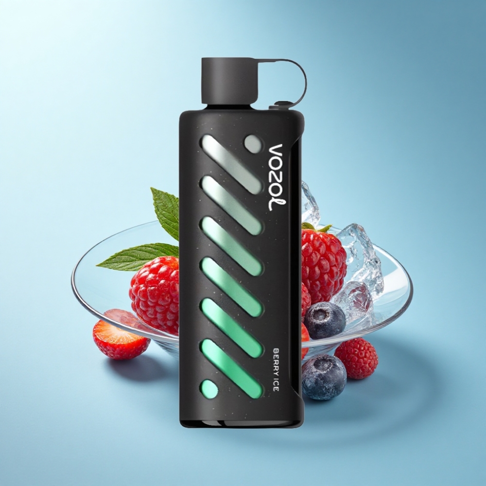 VOZOL Gear Shisha 25000 Puffs Berry Ice Disposable Vape with S.i.L.C Tech & Dual Mesh