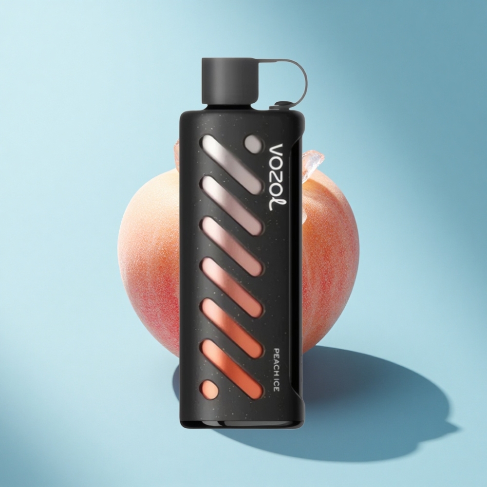 VOZOL Gear Shisha 25000 Puffs Dual Mesh Peach Ice Disposable Vape