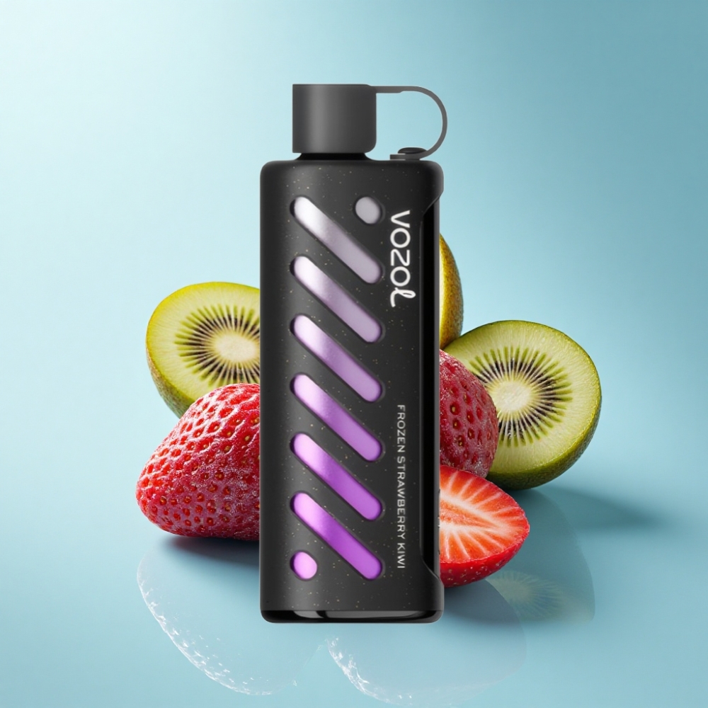 VOZOL Gear Shisha 25000 Puffs Frozen Strawberry Kiwi Disposable Vape with Dual Mesh & S.i.L.C Tech