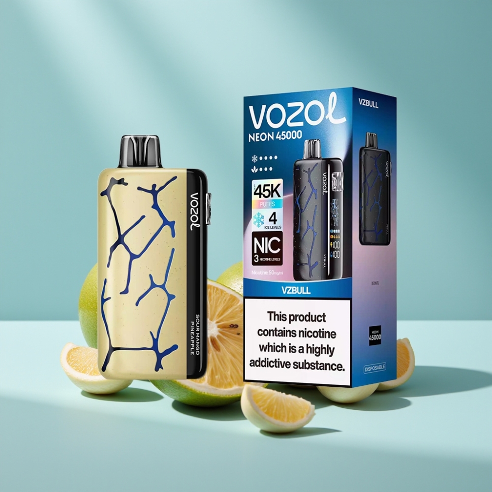 Vozol Neon 45K 45000 Puffs Rechargeable Mesh Disposable Vape VZbull