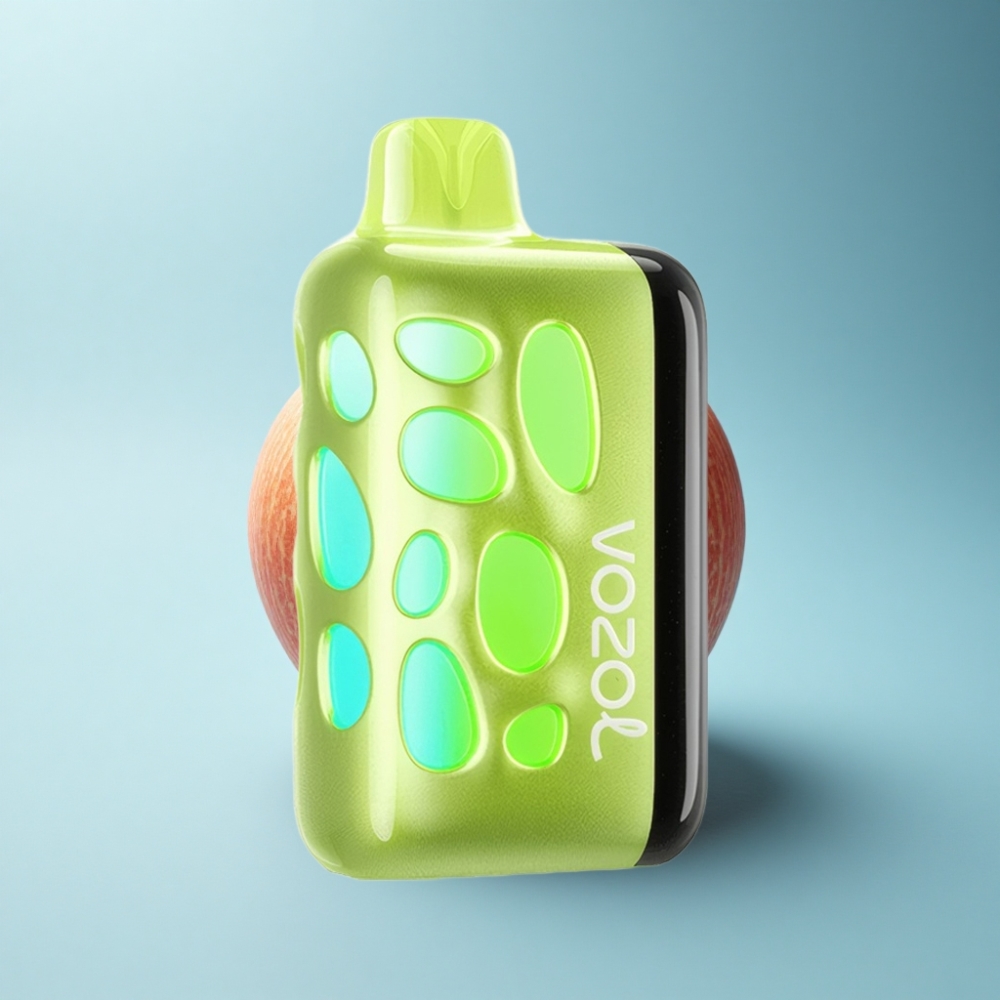 VOZOL RAVE 40000 Disposable Vape Double Apple - 270° Glow, Beat-Sync, Fast Charge