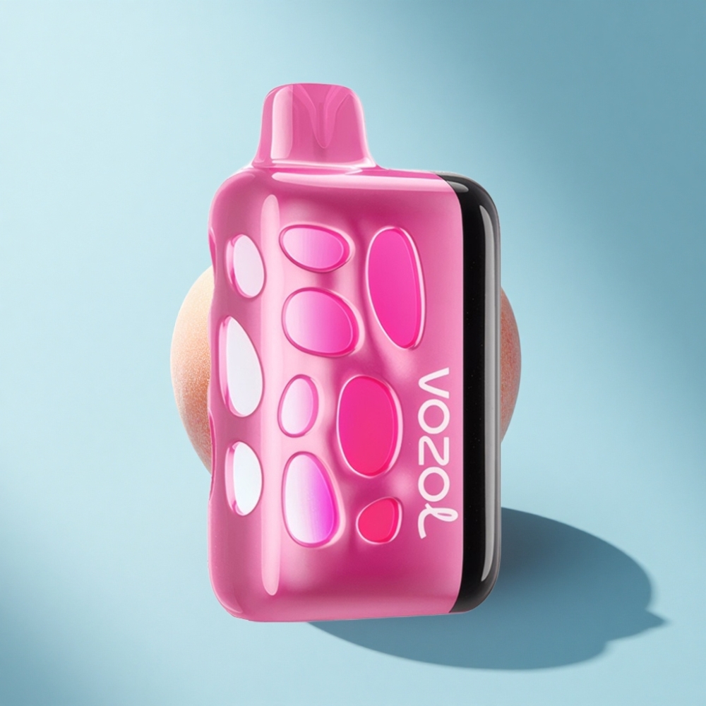 VOZOL RAVE 40000 Disposable Vape Peach Ice – Beat-Synced Party Mode & Eclipse Animation