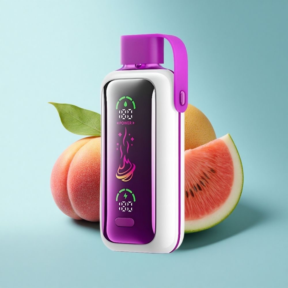 VOZOL Star 20000 Puffs Disposable Vape Peach Mango Watermelon 2.2" HD Screen Dual Mesh 650mAh