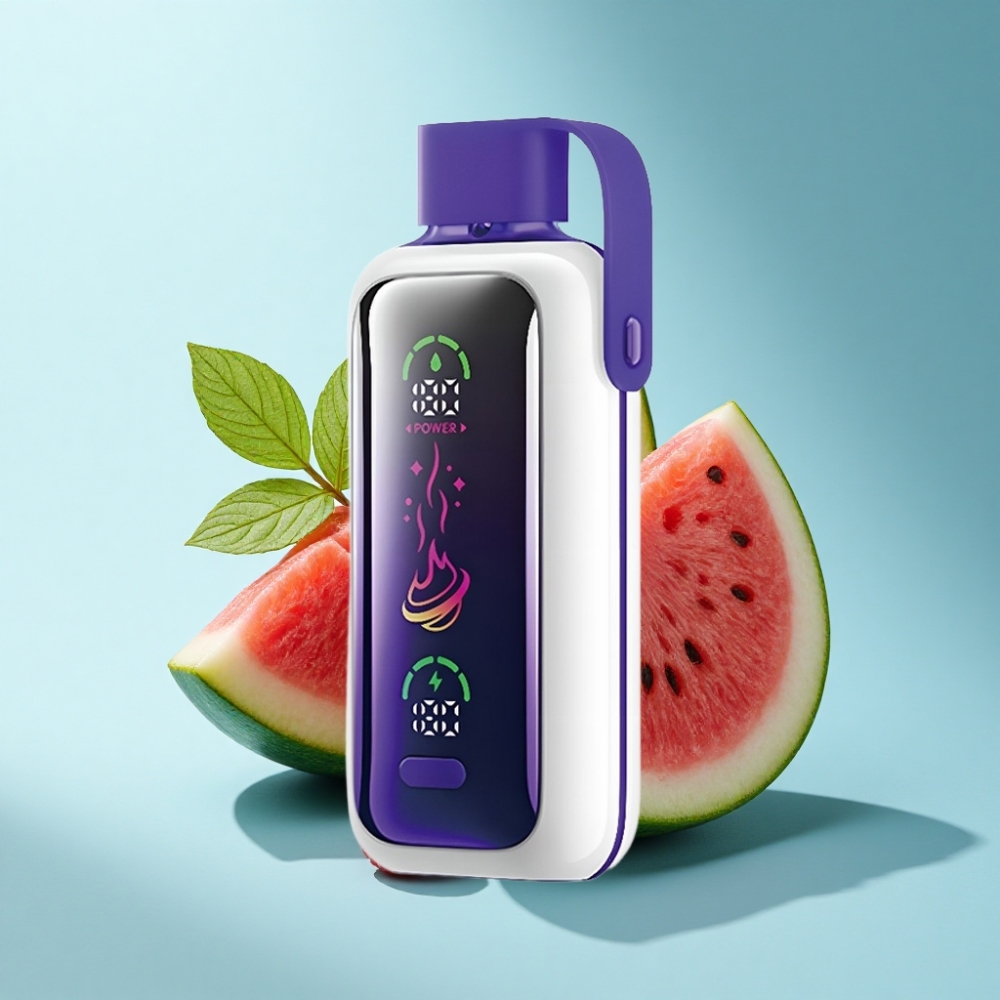 VOZOL Star 20000 Puffs Disposable Vape with 2.2" HD Screen & Dual Mesh - Raspberry Watermelon