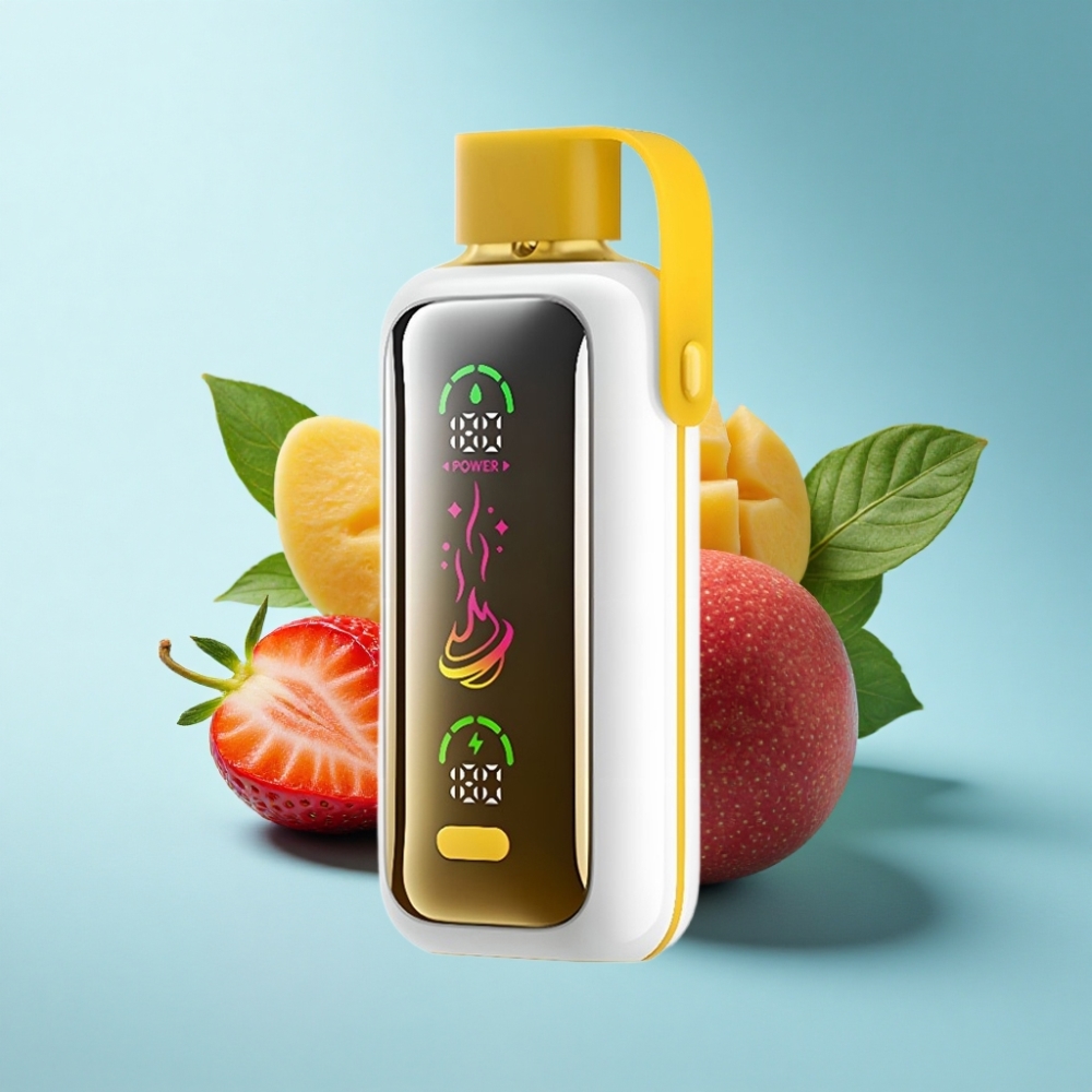 VOZOL Star 20000 Puffs Dual Mesh 2.2" HD Screen Disposable Vape Strawberry Mango