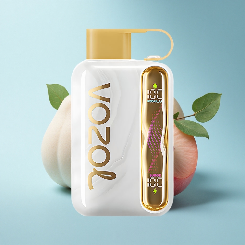 VOZOL STAR 40000 Puffs Disposable Vape 1000mAh Type-C White Peach Raspberry