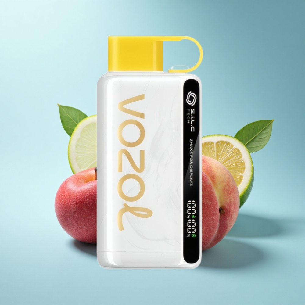 VOZOL STAR 9000/12000 Disposable Vape Cherry Peach Lemonade with S.i.L.C TECH & Fast Charge