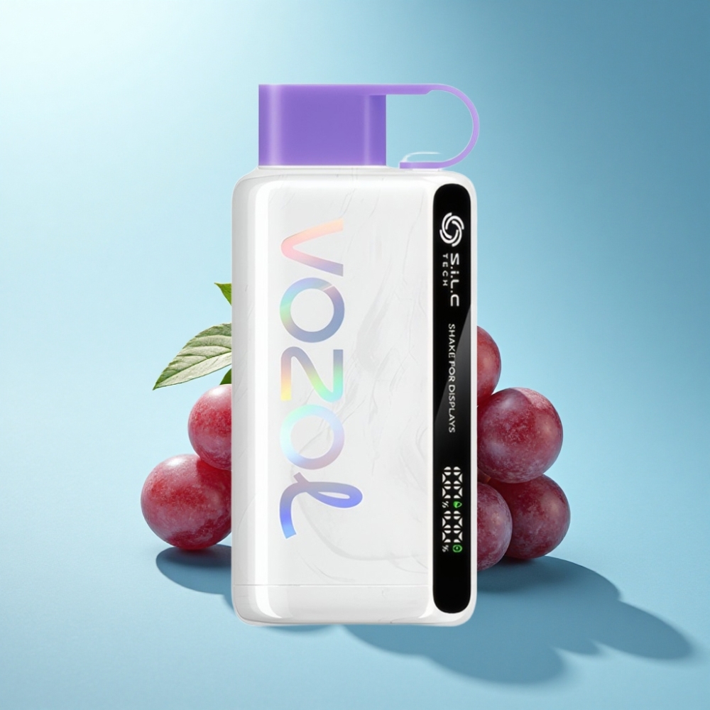 VOZOL STAR 9000/12000 Disposable Vape Grape Ice with S.i.L.C TECH & Recycled Plastic