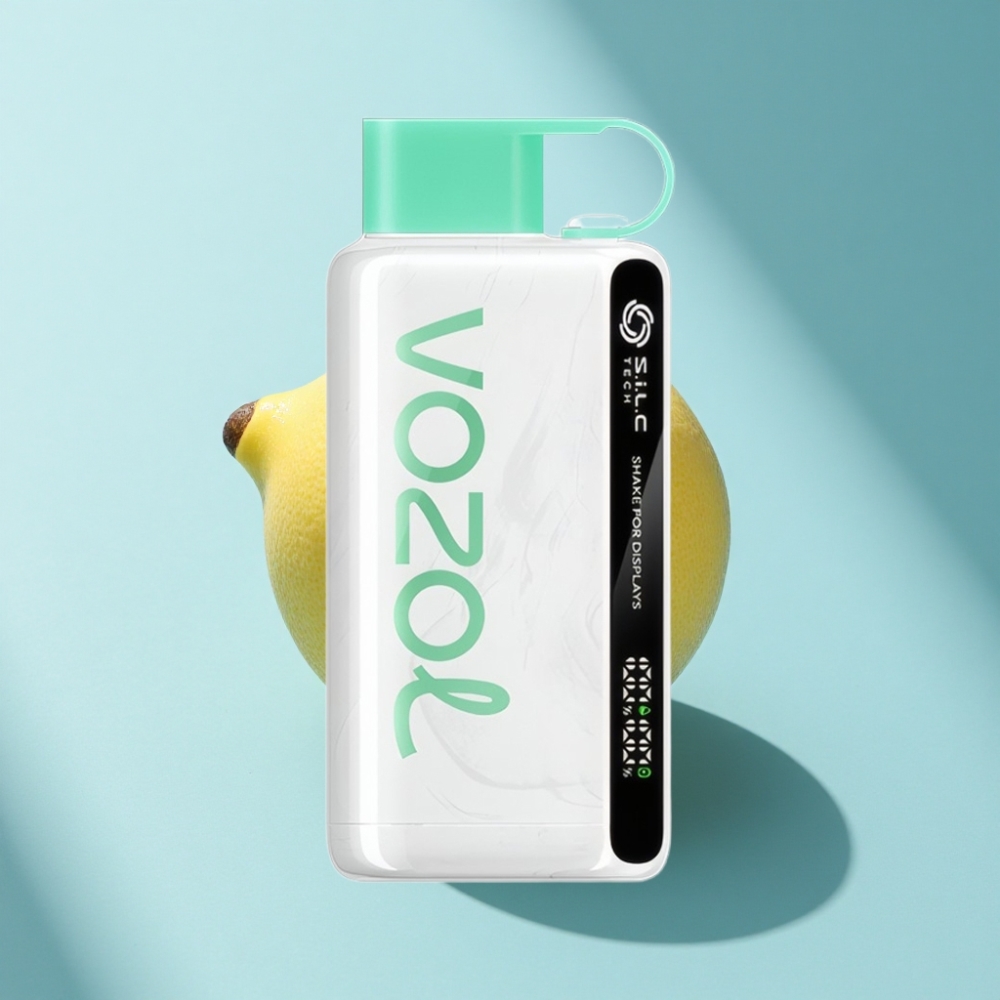 VOZOL STAR 9000/12000 Disposable Vape Lemon Mint with S.i.L.C TECH & Shake Display