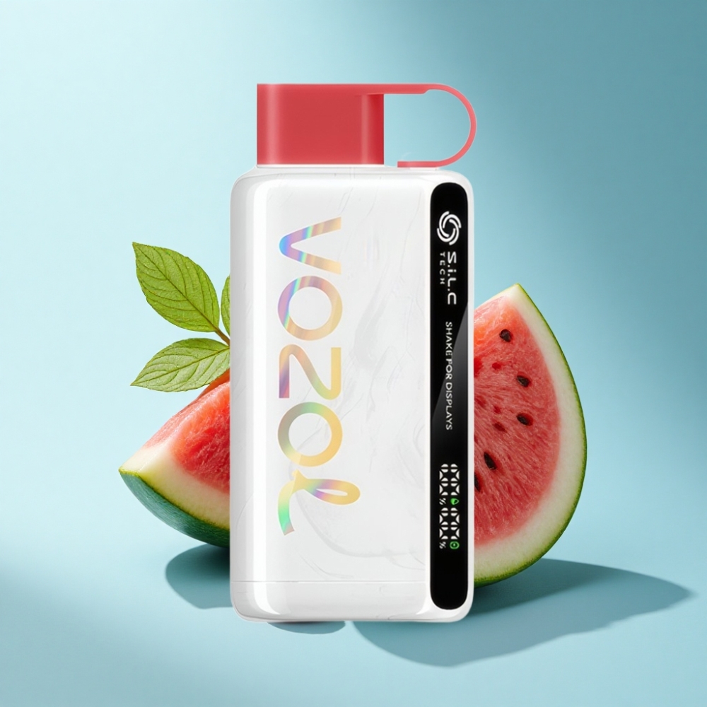 VOZOL STAR 9000/12000 Disposable Vape with S.i.L.C TECH & Recycled Plastic - Raspberry Watermelon