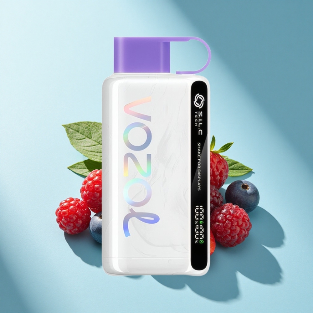VOZOL STAR 9000/12000 Mixed Berries Disposable Vape with S.i.L.C TECH & Shake Display