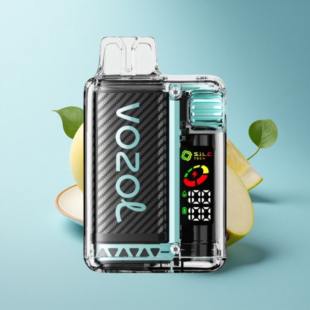 VOZOL Vista 20000 Puffs Disposable Vape Sour Apple Ice 650mAh MTL OLED Screen MCU Chip