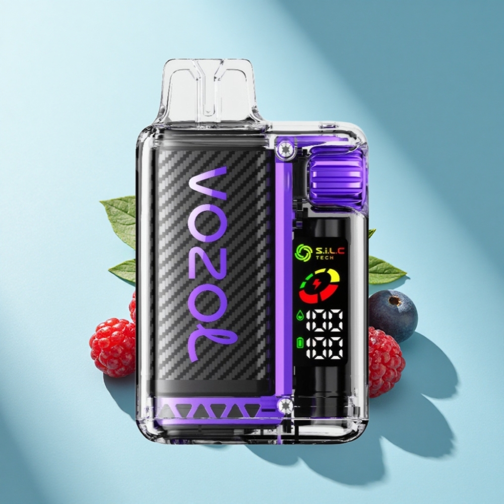 VOZOL Vista 20000 Puffs Mixed Berries Rechargeable Disposable Vape with OLED Screen & S.i.L.C Tech Coil